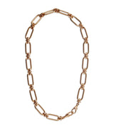 Harrods Annoushka Yellow Gold Knuckle Heavy Link Chain Necklace 50cm- Buy online at McGrocer