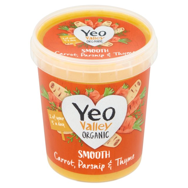 Yeo Valley Organic Carrot Parsnip & Thyme Soup   400g GOODS M&S