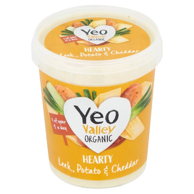 Yeo Valley Organic Leek Potato & Cheddar Soup   400g GOODS M&S