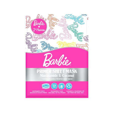 Superdrug 7th Heaven Barbie Primer Sheet Mask with Niacinamide- Buy online at McGrocer