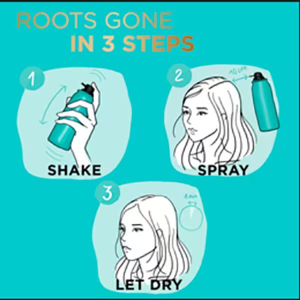L'Oréal root concealer spray medium iced brown 75ml, imported from the UK
