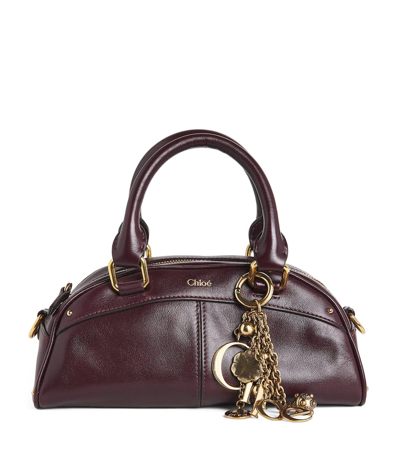 Chloé small leather bowling top-handle bag, UK version