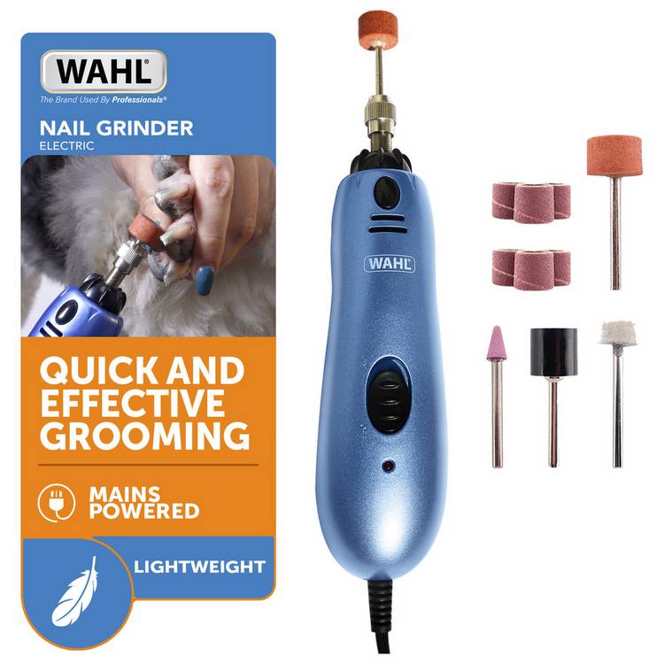 Wahl electric nail grinder for dogs and cats, imported from the UK