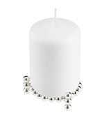 Harrods Christofle Silver-Plated Perles Candle Jewel Decorative Candle- Buy online at McGrocer