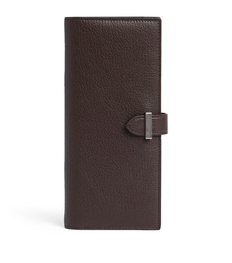 Dunhill Alfred Long Capra Leather Wallet (British brand)