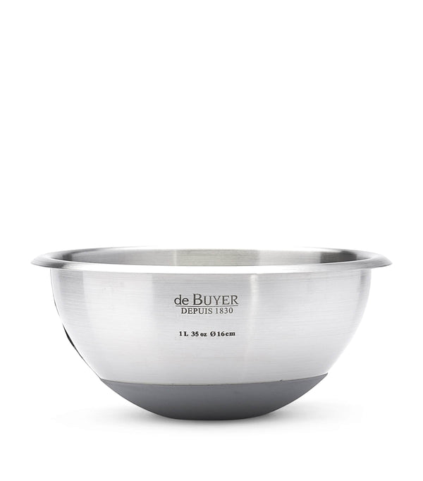 Steel Mixing Bowl with Silicone Base 16cm