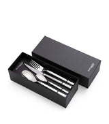 Harrods Bugatti Puro Stainless Steel 24-Piece Cutlery Set- Buy online at McGrocer
