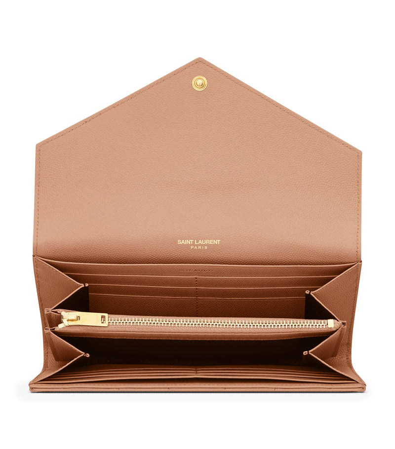 Saint Laurent Envelope leather wallet H11cm W19cm, UK version