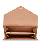 Saint Laurent Envelope leather wallet H11cm W19cm, UK version