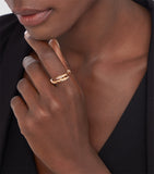 Bvlgari Serpenti Viper Ring aus Roségold mit Diamanten 18 Karat (Britische Marke)