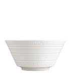 Wedgwood fine bone china cereal bowl with embossed geometric design 15cm (British brand)