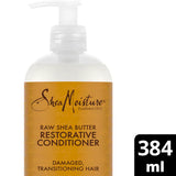 Superdrug SheaMoisture Raw Shea Butter Restorative Hair Conditioner 384ml- Buy online at McGrocer
