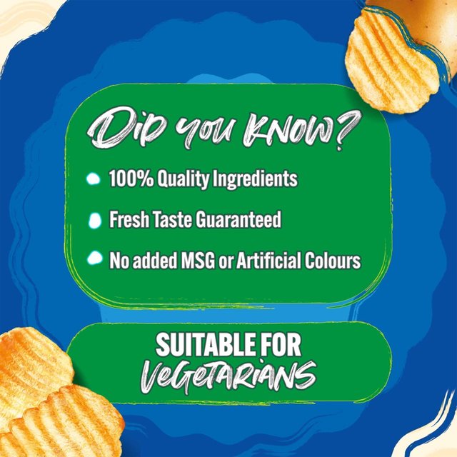 Walkers Crinkles Cheddar & Onion Sharing Bag Crisps 140g GOODS M&S