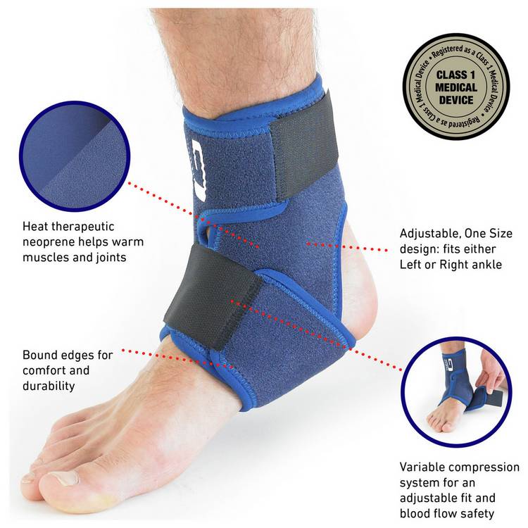 NEO G adjustable ankle support one size (British brand)