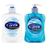 Carex Antibacterial Liquid Hand Wash 2 Varieties 6 x 500ml - British product