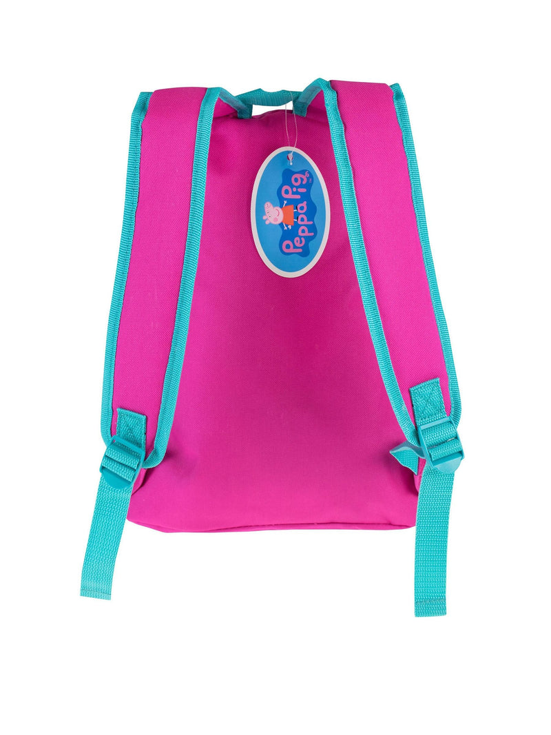 Peppa Pig pink backpack with hearts and stars (British brand)