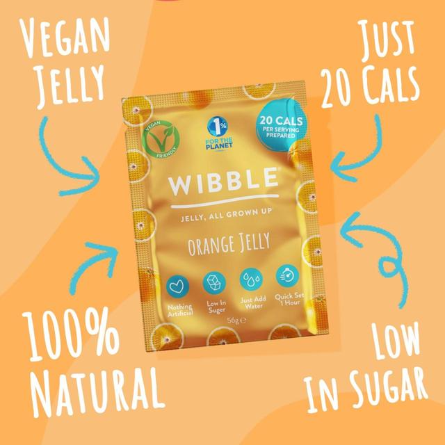 Wibble Orange Jelly Crystals   57g GOODS M&S