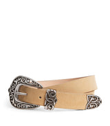 Harrods Eleventy Suede Belt- Buy online at McGrocer