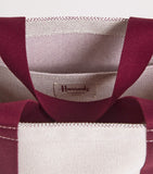 Harrods small logo tote bag recycled canvas, imported from the UK