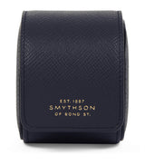 Harrods Smythson Leather Panama Single Watch Roll- Buy online at McGrocer