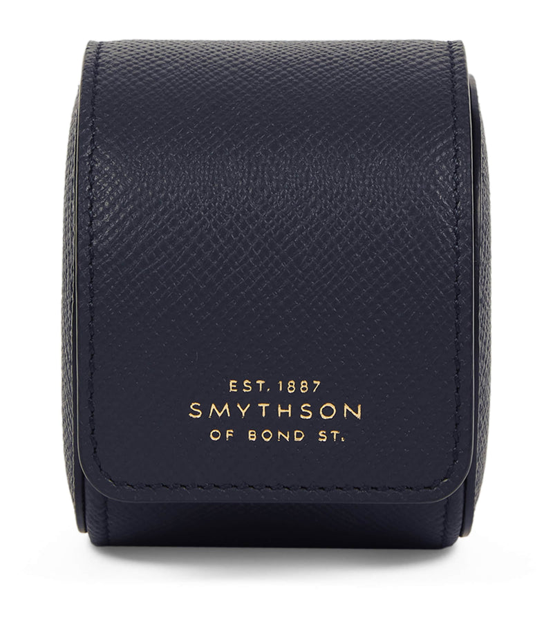 Smythson Leather Panama Single Watch Roll (British brand)