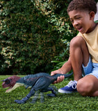Charge and Chomp Carnotaurus dinosaur toy with sounds and app, UK version