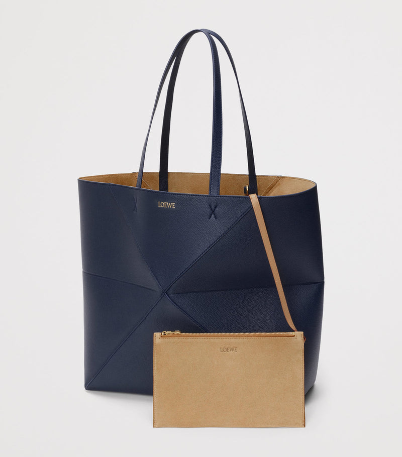 LOEWE medium leather Puzzle Fold tote bag - British product