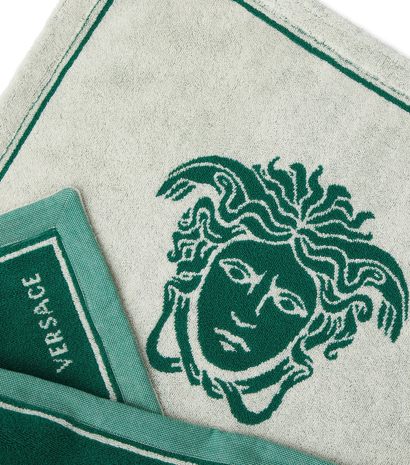 Versace Medusa towel jacquard (British brand)