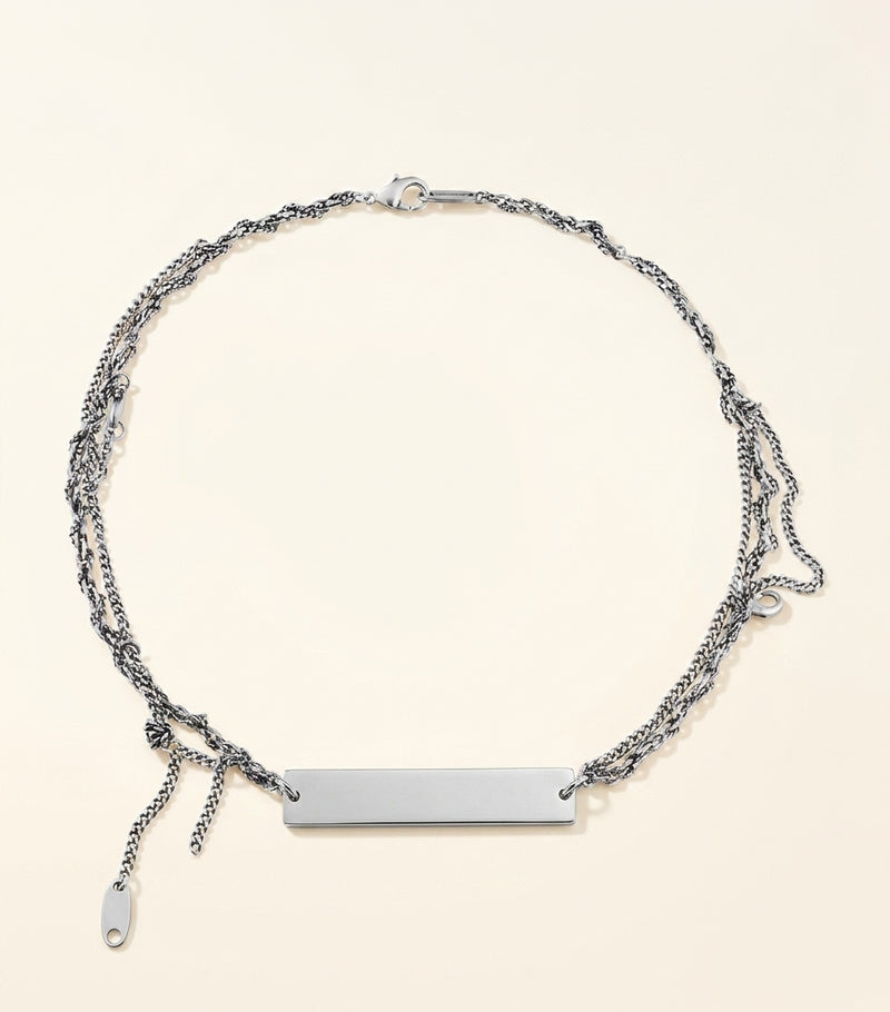 Balenciaga Typo Destroyed necklace - British product
