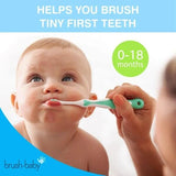 Brush Baby Toothbrush Pink Double Pack, Original UK version