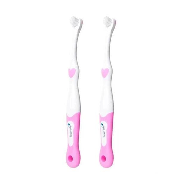 Brush Baby Toothbrush Pink Double Pack, Original UK version
