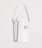 Dolce&Gabbana Kids leather bucket bag, imported from the UK