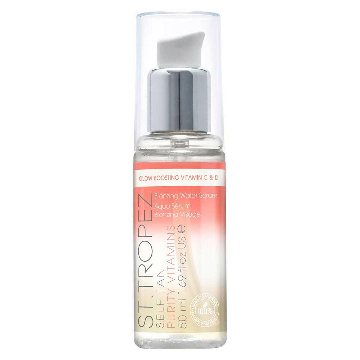 St.Tropez Self Tan Purity Vitamins Bronzing Water Face Serum 50ml GOODS Boots
