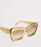 LOEWE bevelled cat eye sunglasses, UK version