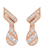 Chaumet Joséphine Aigrette earrings rose gold diamonds - British product