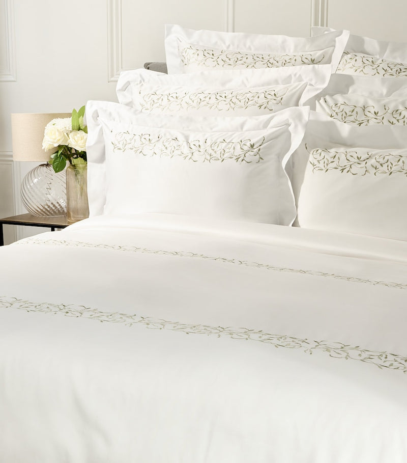 Harrods of London Tresco embroidered flat sheet 300cm x 270cm, UK version