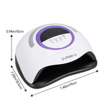 Livingandhome portable UV nail lamp white 300W, UK version
