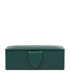 Smythson Panama Leather Cufflink Box