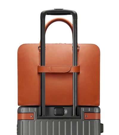 Harrods Carl Friedrik Leather Smart Holder Strap Travel Luggage Attachment- Buy online at McGrocer