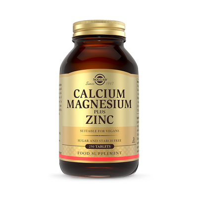 Holland & Barrett Solgar Calcium Magnesium Plus Zinc Mineral Supplement 250 Tablets- Buy online at McGrocer