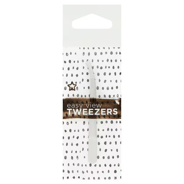 Superdrug Easy View tweezers slant tip (British brand)