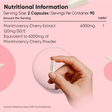 WeightWorld Montmorency Cherry 6000mg capsules - British product