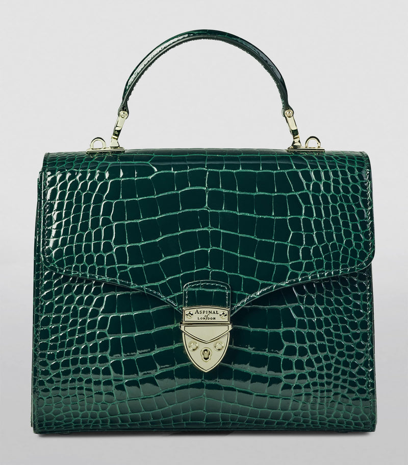 Aspinal of London Mayfair top-handle bag Italian leather (British brand)
