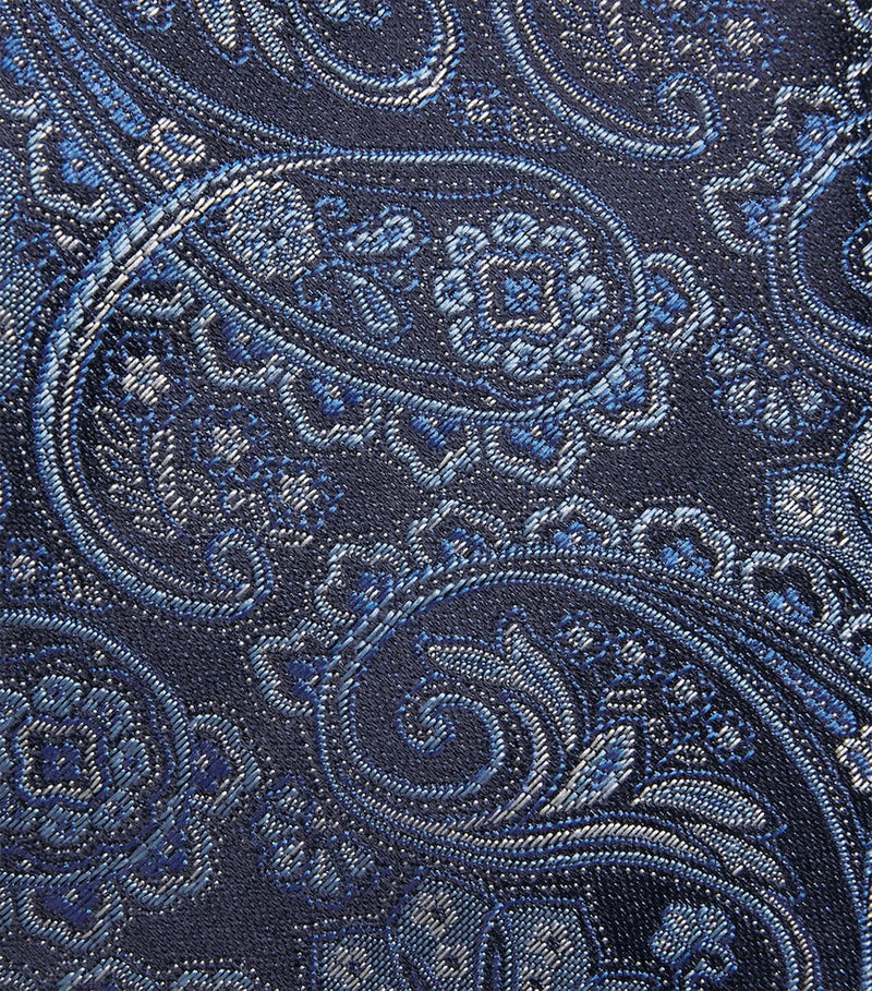 Eton silk paisley tie - British product