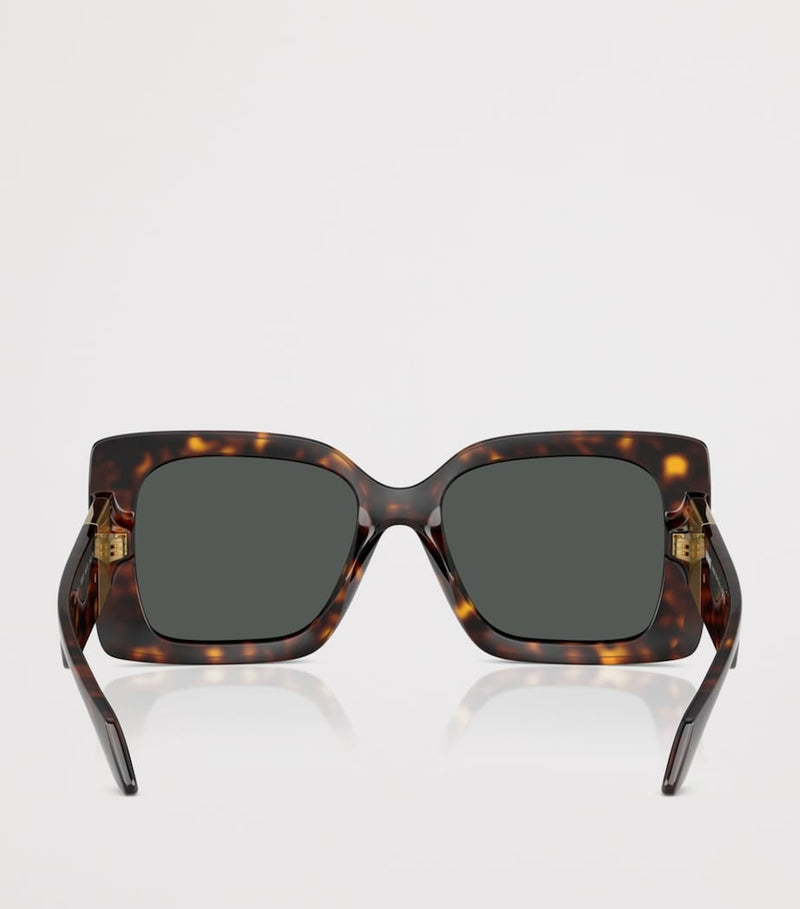 Versace tortoise square irregular sunglasses (British brand)