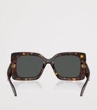 Versace tortoise square irregular sunglasses (British brand)