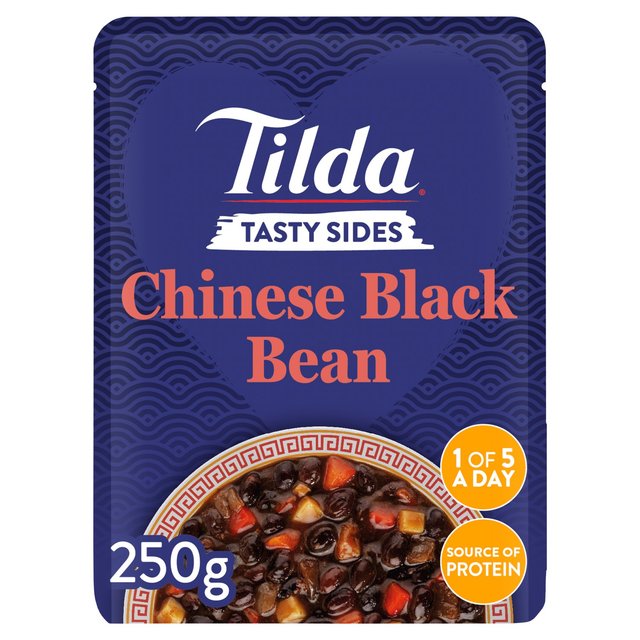 Tilda Tasty Sides Chinese Black Bean Pulses and Vegetables 250g GOODS M&S