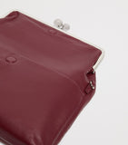 Weekend Max Mara Pasticcino leather clutch bag (British brand)
