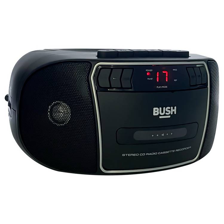 Bush portable CD boombox with FM radio and cassette recorder (British brand)
