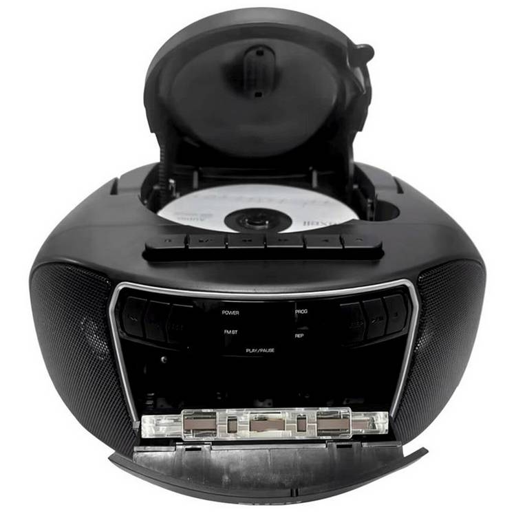 Bush portable CD boombox with FM radio and cassette recorder (British brand)